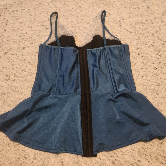 Coquette blue/navy corset - Picture 2 of 5